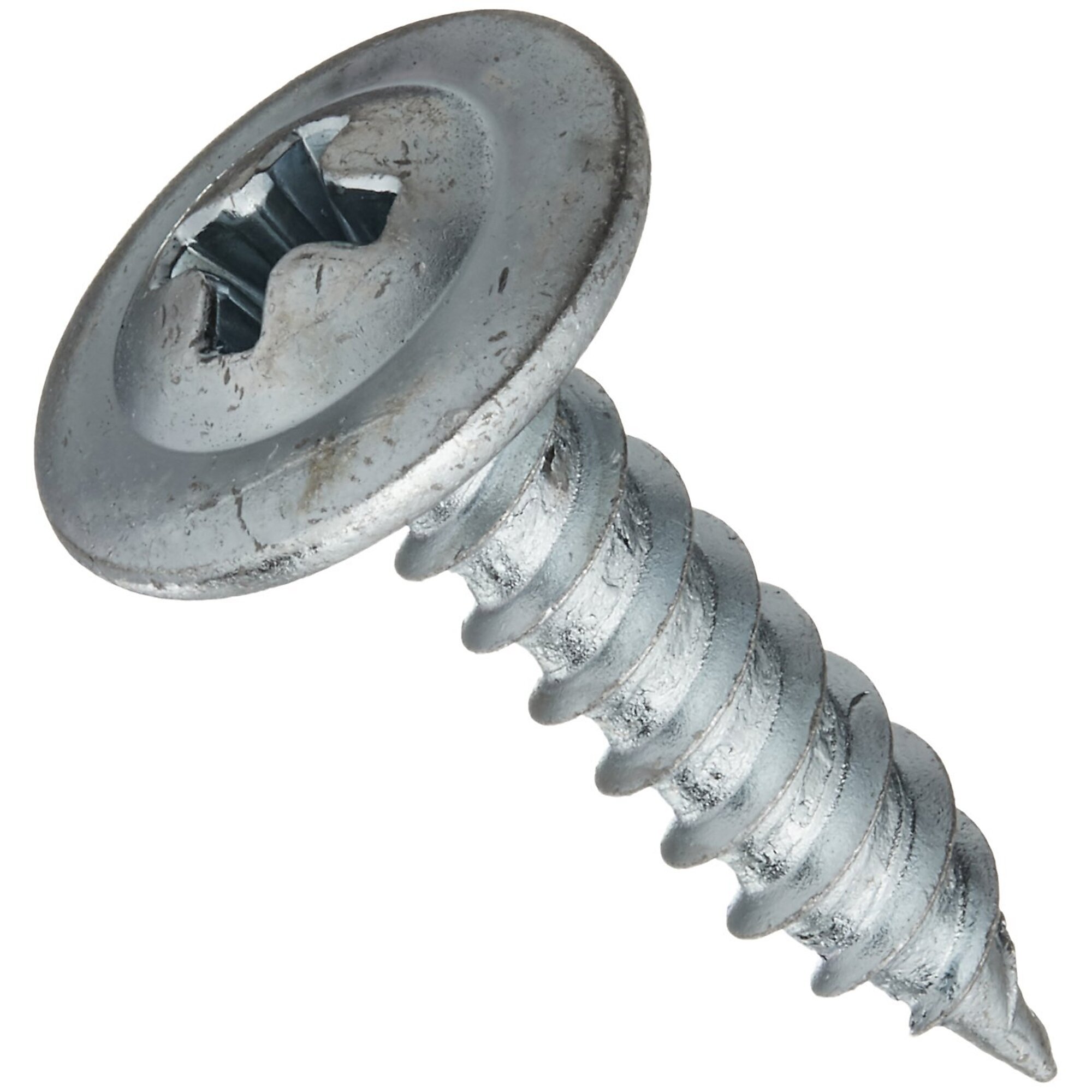Teks Lath Screws - #8 x 3/4in., Truss Head, Sharp Point, Zinc Plated, 600ct, Model# 21506